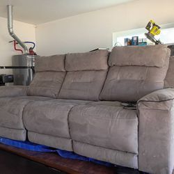 Ashley Furniture Power Reclining Sofa Set (2 Pieces)