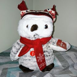 Adorable Plush Squeaky Penguin 13"