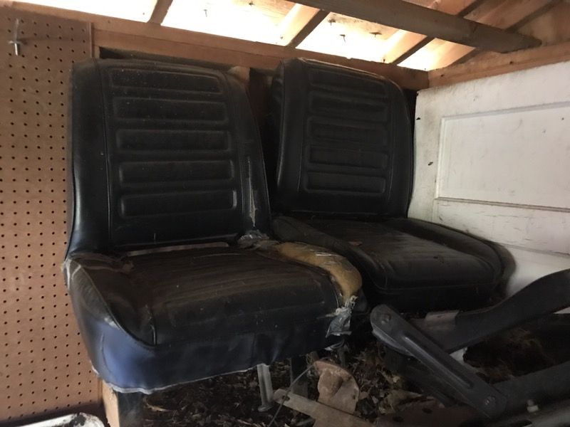 Jeep cj cj5 cj7 low back seats and seat brackets