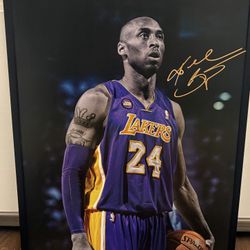 Kobe Bryant Framed Poster 