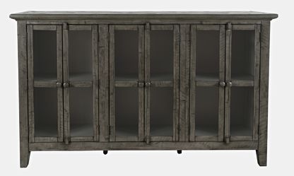 Rustic Shores Stone 6 Door High Cabinet