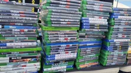 Games . Xbox one and playstation 4