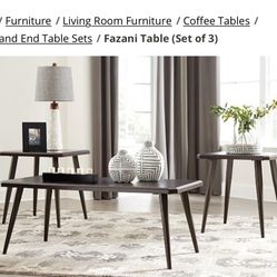 Coffee Table / End Tables