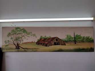 Vintage Original Painting In Canvas Signed.