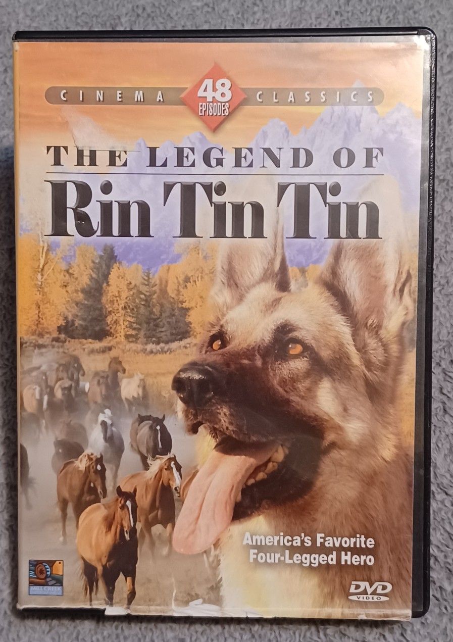 Ring Tin Tin 4 Disc Set Movie Show Dog Classic Old Time