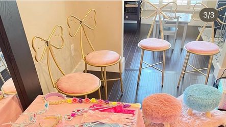 Gold Bow Chairs