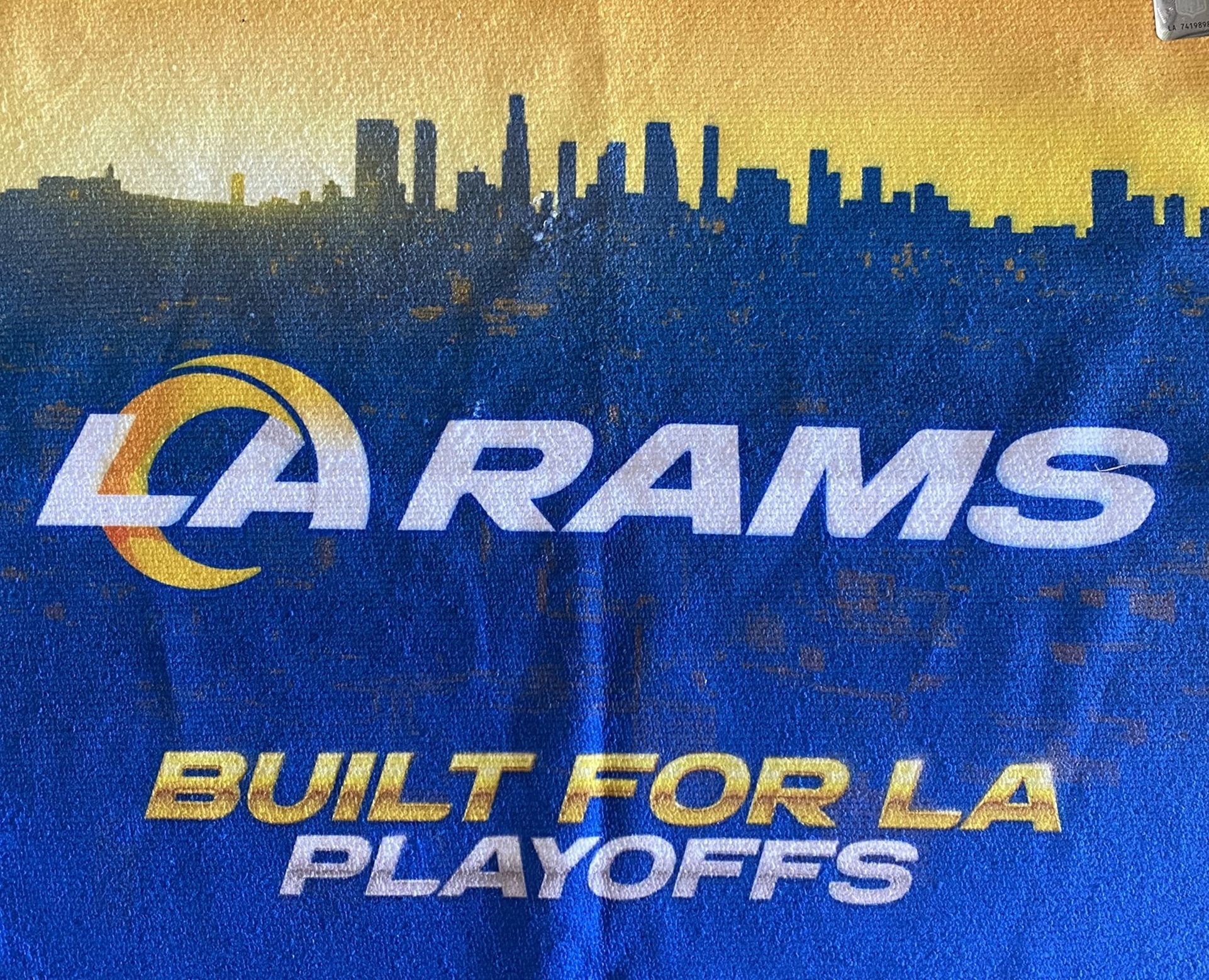 Los Angeles Rams Playoffs Rally Towel LA Rams BUILT FOR LA