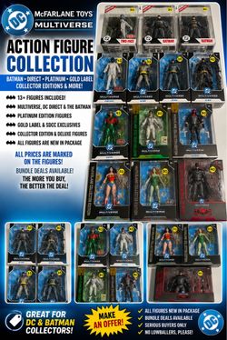 DC Multiverse McFarlane Figures – Batman, Platinum & Exclusives *NOT $1