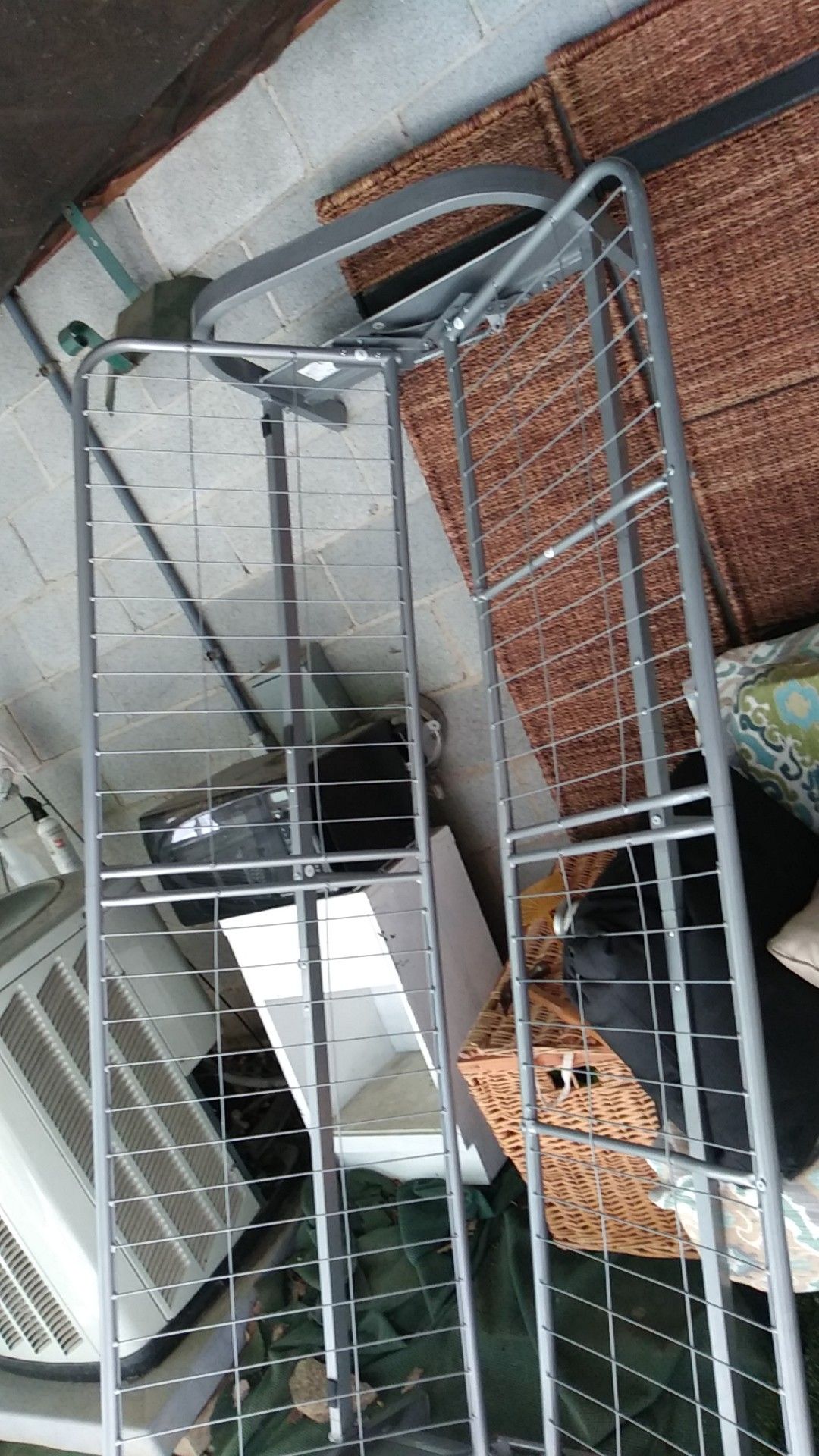 Free silver metal futon frame