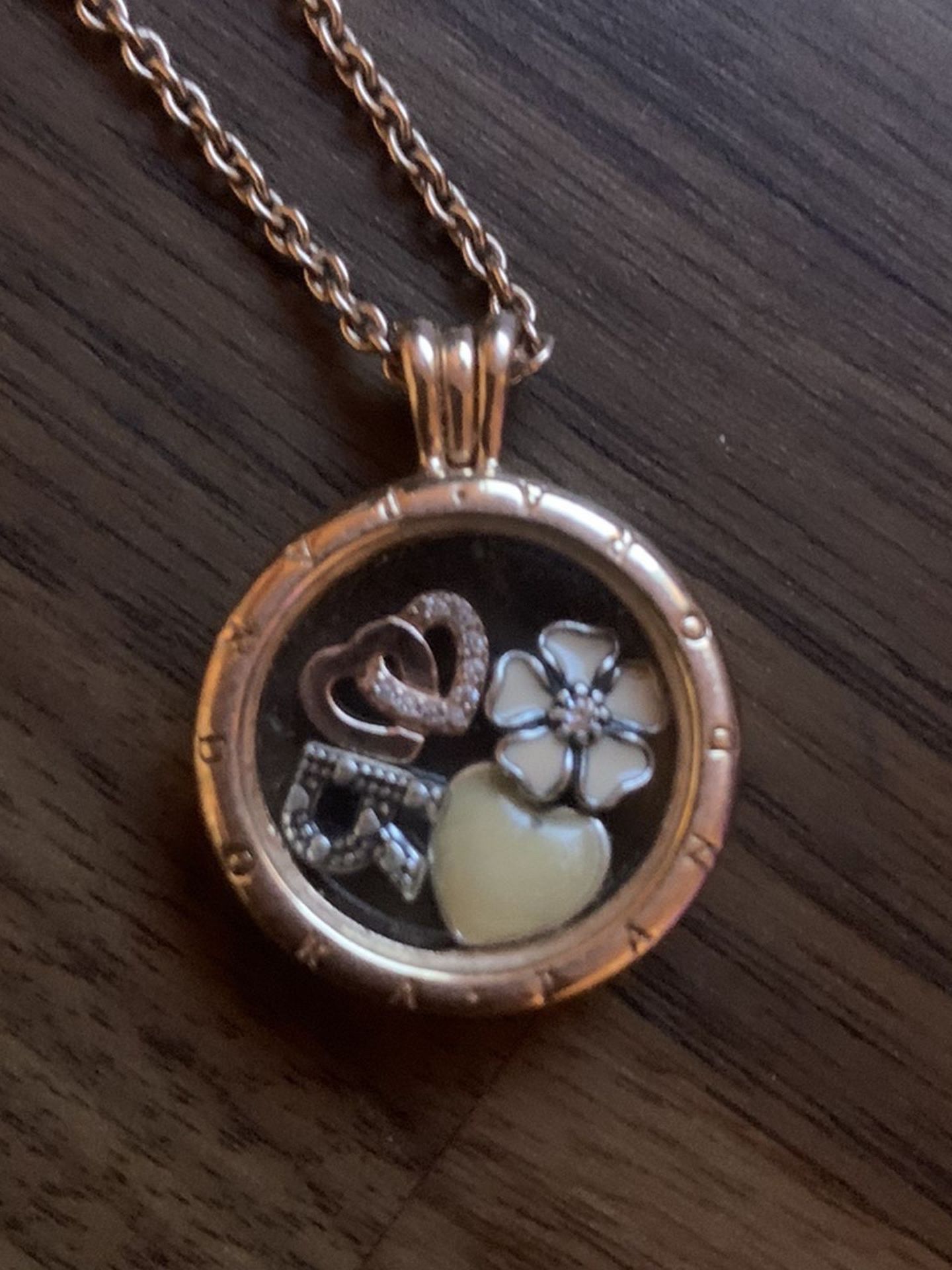 Pandora Floating Locket Rose Gold