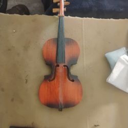 Vintage Doll Sized Wooden Doll Violin Doll Accessory 