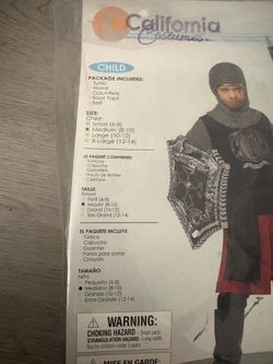 Child’s Knight Costume 8-10