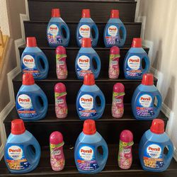 Persil Laundry Detergent & Purex Crystal Scent Booster