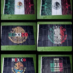 Mexico Flags Size 5’x3’ 