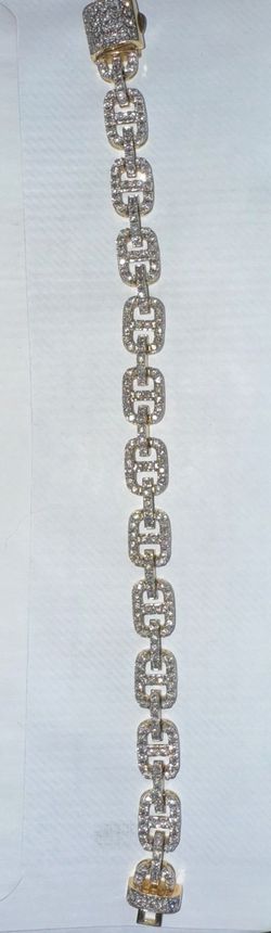 Diamond Bracelet 10 Karat Gold