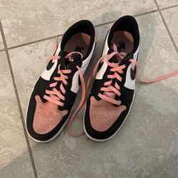 Nike Air Jordan 1 Low OG Bleached Coral Pink Black White