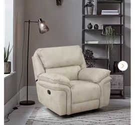 Arlo Sand Color Microfiber Manual Rocker Recliner