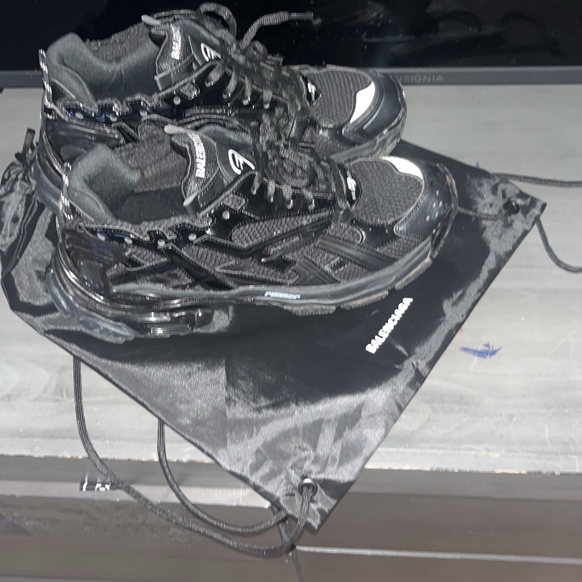 Black Balenciaga runner