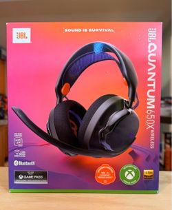 JBL Quantum 650X Wireless Gaming Headset Bluetooth USB-C PC PS5 Xbox Switch