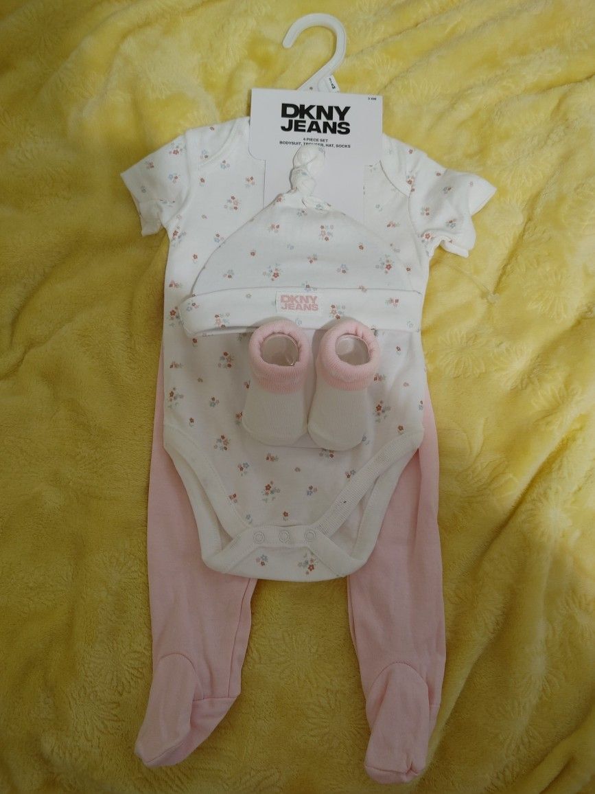 4-Set DKNY Baby Clothes - New