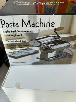Chrome Plated Steel Pasta Machine