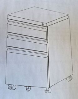 Metal Cabinet  -  Black