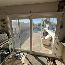8ft Amlin Vinyl Sliding Glass Door