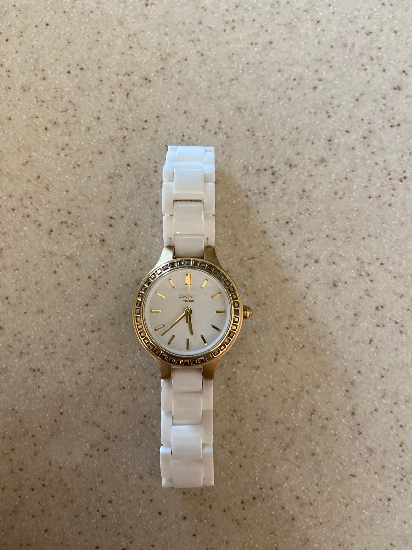 DKNY white watch