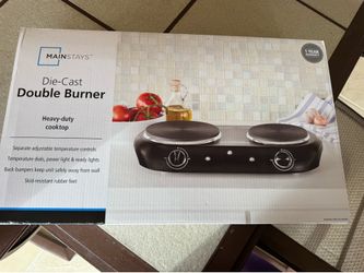 Mainstays Double Burner 1800 W Electric Cooktop