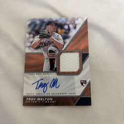 2026 Topps Series 1 Game Used Patch Auto Troy Melton Rc