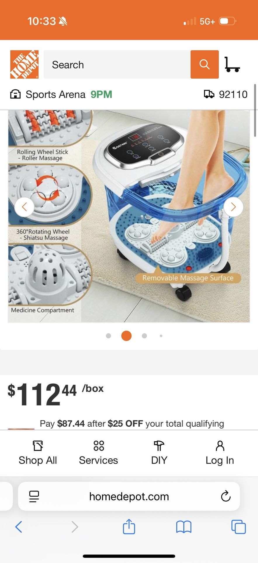 Foot bath brand NEW 