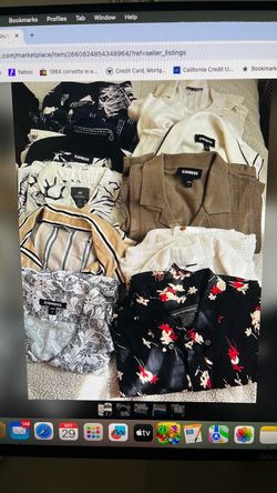 Men’s  shirts, tshirts, lightweight jacket-size small