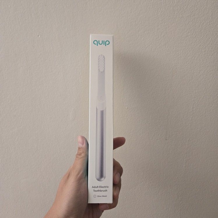 Quip Adult Electric Toothbrush Silver
