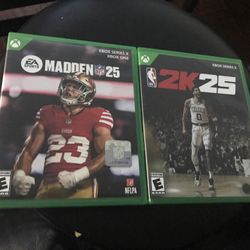 Madden 25 & NBA 2K25 - Xbox Series X