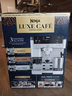 Ninja Luxe Café Premier Series 3-in-1 Espresso & Coffee Maker (Model ES601)