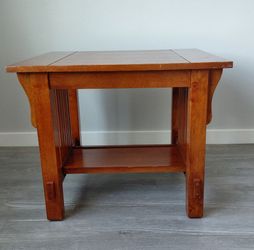 Mission Style Solid Wood End Table