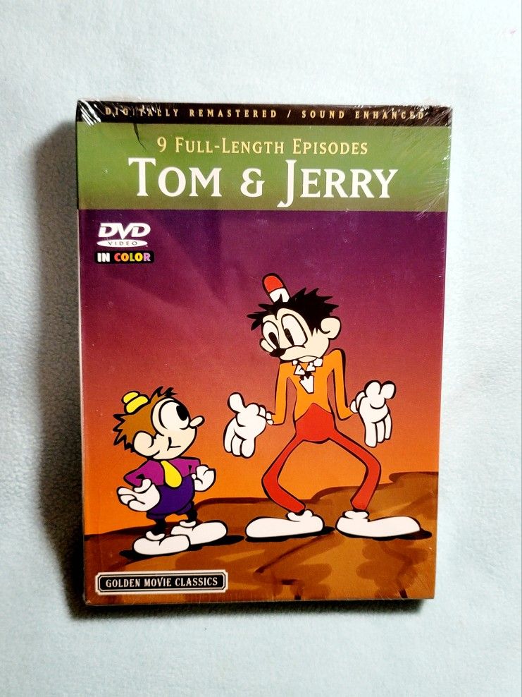 Golden Movie Classic Tom & Jerry 9 Full Episodes DVD NEW