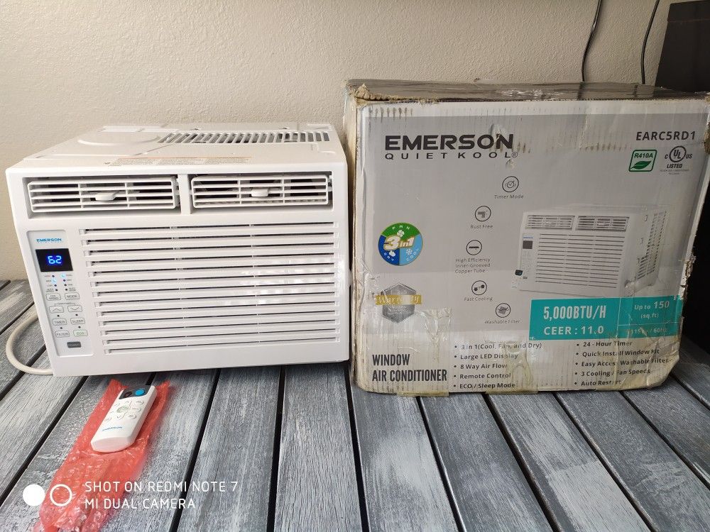 Emerson window AC unit 5,000 BTU