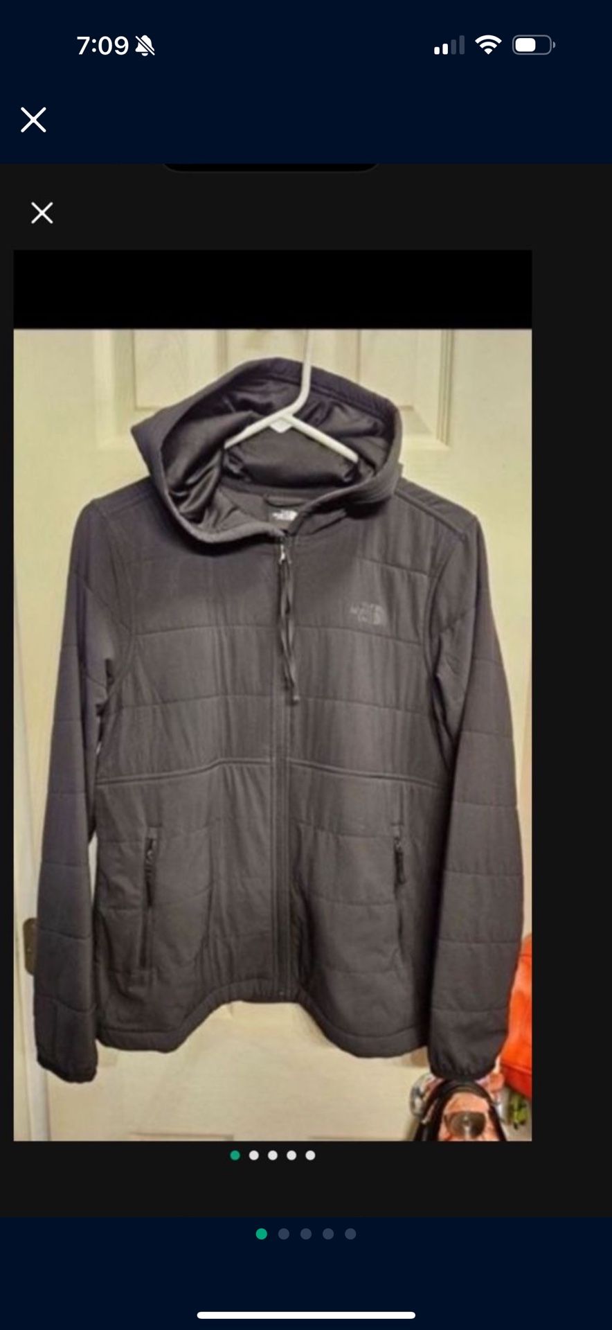 WOMENS MEDIUM North Face Jacket Coat With Hood