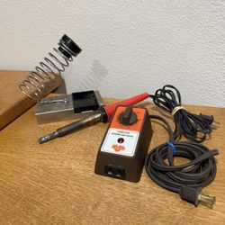 Weller SP-80 Stained Glass Soldering Iron w/Stand & Glastar Temperature Controller