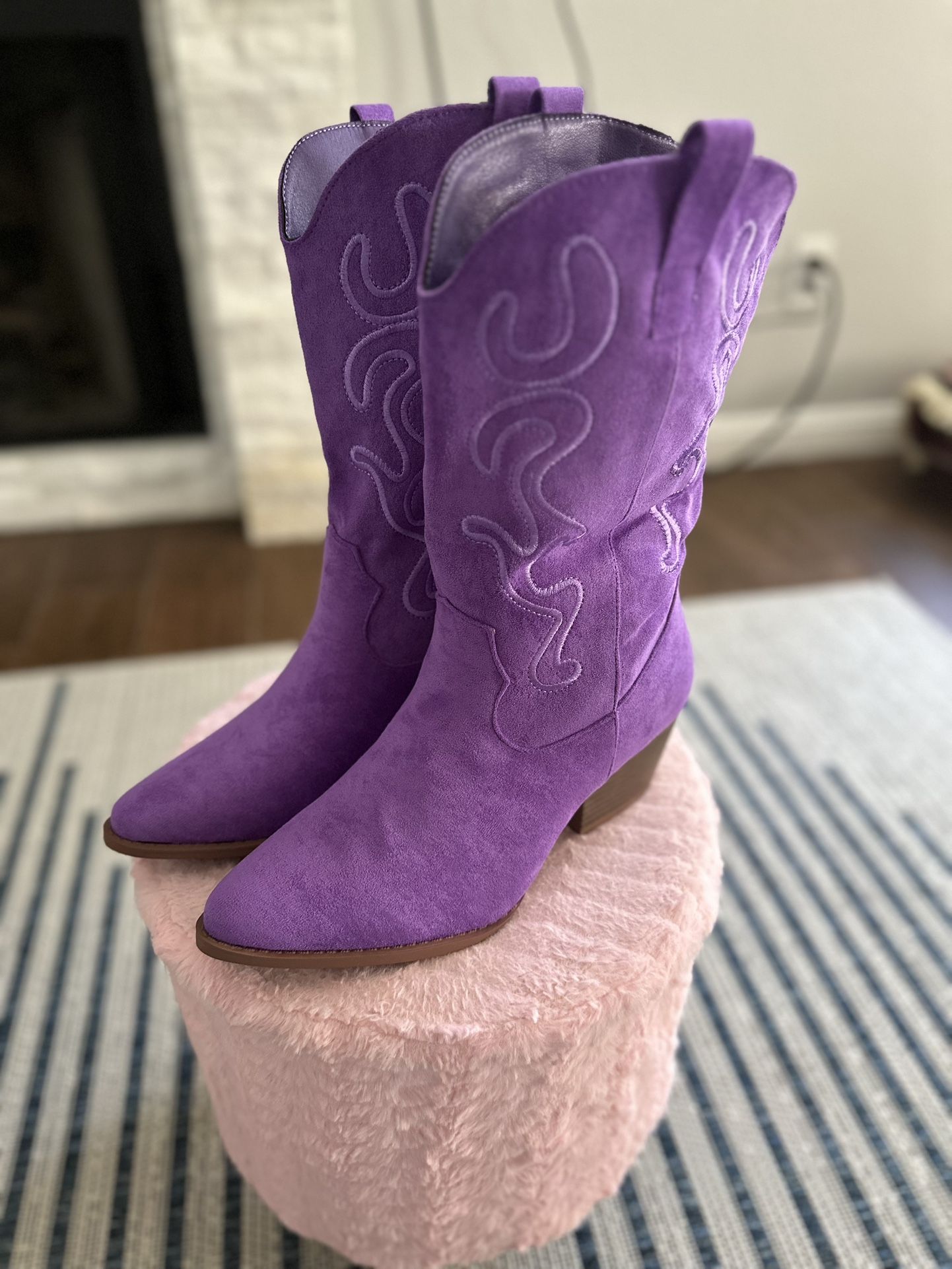 Purple Cowgirl Boots