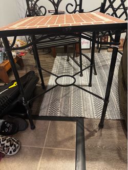 Patio wraught iron furniture