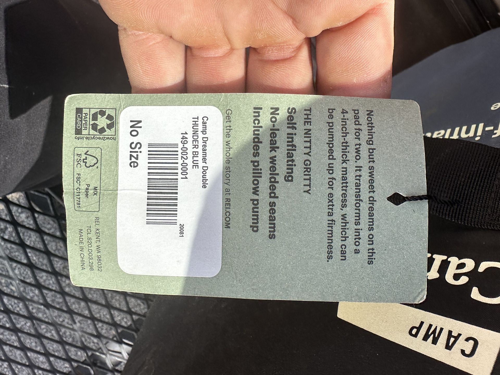 REI CO OP Self Inflating Camp Dreamer Double Mattress Bed for Sale in