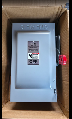Siemens 60A Heavy Duty Safety Switch (New, in box)
