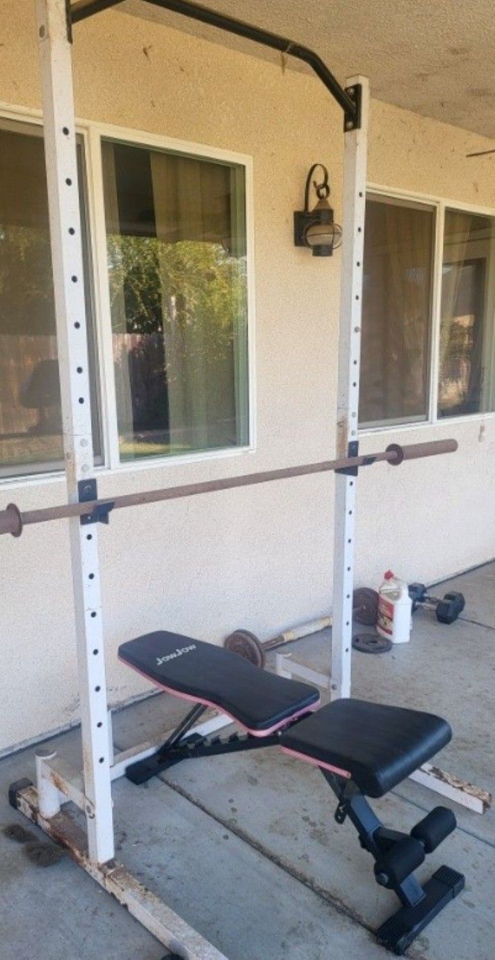 Bench And Squad Rack 