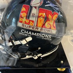 Jalen Carter Signed Speed Full Size Eagles Authentic SB LIX Helmet  Beckett Authentication Certification Verification
