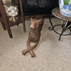 Carved Wooden Dog