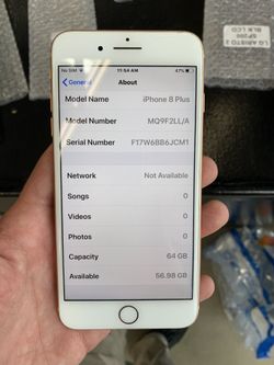 Like new iPhone 8 Rose gold 64Gb unlocked Asking $489