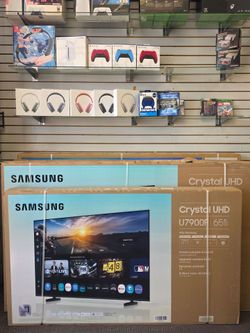 Samsung 65" 75" available with $50 down payment,  rest is 100 days interest free