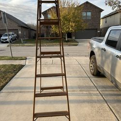 8 Foot OakesWooden Ladder